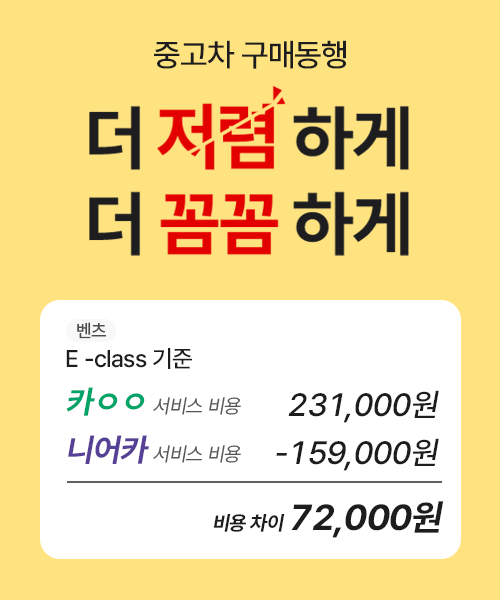 중고차 구매동행, 더 저렴하게. 더 꼼꼼하게.